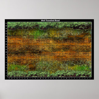 Well Traveled Road - Battle Mapポスター ポスター