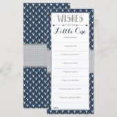 Well Wishesカード、ベビーシャワー、ウッドランドディアー (正面/裏面)