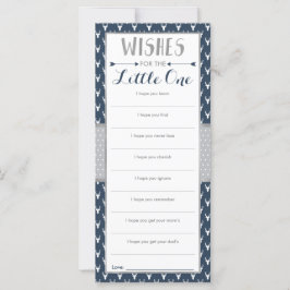 Well Wishesカード、ベビーシャワー、ウッドランドディアー