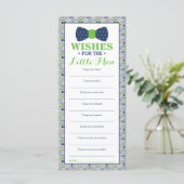 Well Wishesカード、赤ちゃんシャワー、小さな男 (スタンド正面)