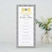 Well Wishesカード、赤ちゃんシャワー、小さな男 (スタンド正面)
