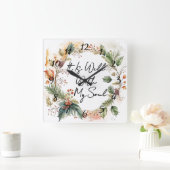 Well With My Soul  スクエア壁時計 (ホーム)