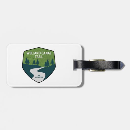 Welland Canal Trail Ontario Canada ラゲッジタグ (裏面横)