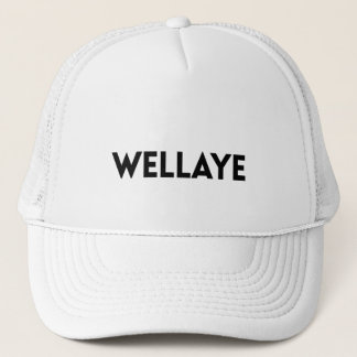 Wellaye ロゴ ブラック キャップ