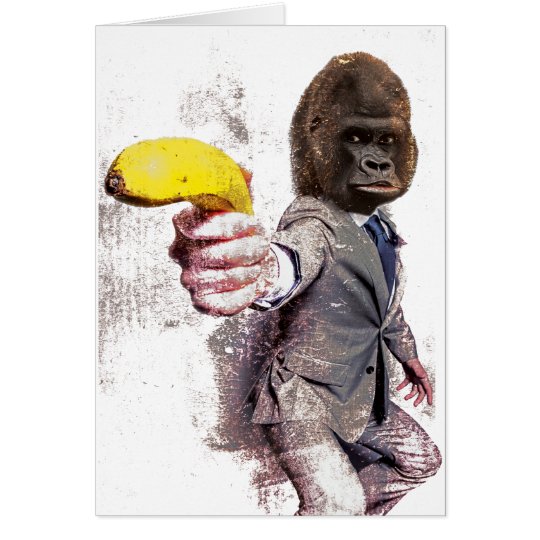 Wellcodaのおもしろいなゴリラのスーツ猿のバナナ Zazzle Co Jp