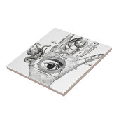 Wellcoda Illuminatiのコンパスのヘビ手 タイル (側面)