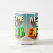 "Wellcome to Earth Cup – 遊星型スタイルでsip" モーフィングマグカップ (中央)