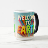 "Wellcome to Earth Cup – 遊星型スタイルでsip" モーフィングマグカップ (正面右)