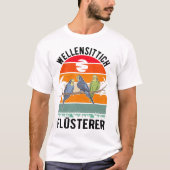 Wellensittich Flüsterer Nymphensittich Sittich Tシャツ (正面)