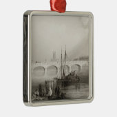 Wellesley橋、リムリック、アイルランド メタルオーナメント (右)