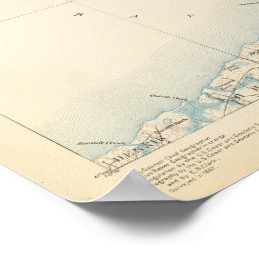 Wellfleet, Massachusetts ポスター (角)