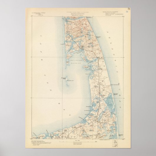 Wellfleet, Massachusetts ポスター (正面)