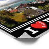 Wellington - I Love - New Zealand - ポスター (角)