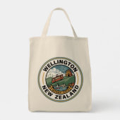 Wellington New Zealand トートバッグ (裏面)