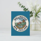 Wellington New Zealand ポストカード (スタンド正面)