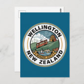 Wellington New Zealand ポストカード (正面/裏面)