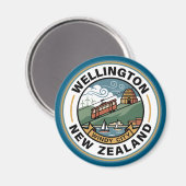 Wellington New Zealand マグネット (正面/裏面)
