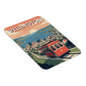 Wellington New Zealand Postcard マグネット (右側)