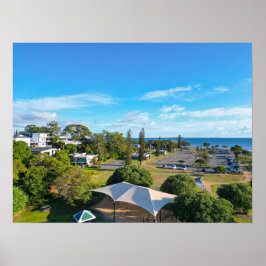 Wellington Point Recreation Reserve Aerial View ポスター