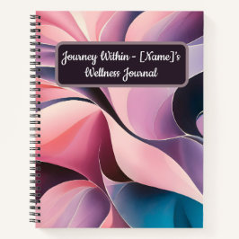 Wellness パーソナライズされた Journal - 'Journey Within' ノートブック