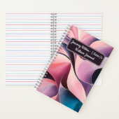 Wellness パーソナライズされた Journal - 'Journey Within' ノートブック (内側)