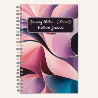 Wellness パーソナライズされた Journal - 'Journey Within' ノートブック