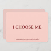 Wellness & Encouragement Custom Card For Her シーズンカード (正面/裏面)