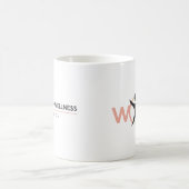 Wellness Logo Magの使用 コーヒーマグカップ (中央)