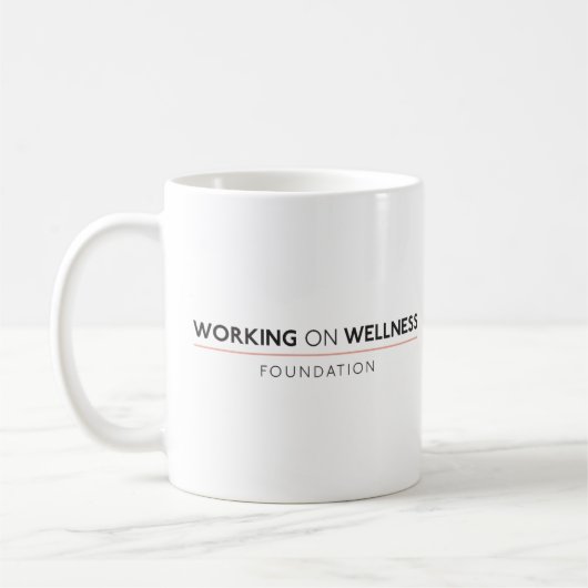 Wellness Logo Magの使用 コーヒーマグカップ (左)