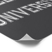 Wellness University Squad Fitness Coach Gym Health ポスター (角)