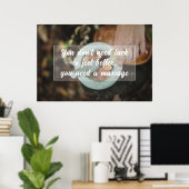 Wellness Wall Art for Spa and Salon ポスター (ホームオフィス)