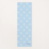 Wellness Waters Exercise Mat - Icy Snowflake  ヨガマット (正面)