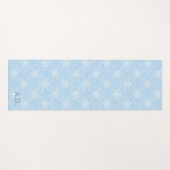 Wellness Waters Exercise Mat - Icy Snowflake  ヨガマット (正面(横))