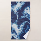 Wellness Waters Large Towel - Custom Ocean Blue  バスタオル (バスタオル)