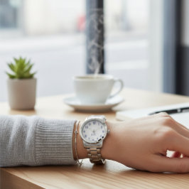 Wellness Waters Wristwatch - Reflective Steel  腕時計