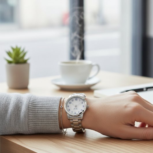 Wellness Waters Wristwatch - Reflective Steel  腕時計