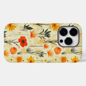Wellness Wilflowers はっきりした with and 自然 Tones Case-Mate iPhoneケース (裏面 (横))