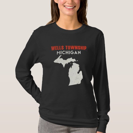 Wells township Michigan USA State America Travel M Tシャツ (正面)