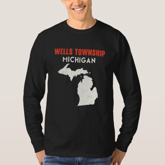 Wells township Michigan USA State America Travel M Tシャツ (正面)
