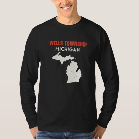 Wells township Michigan USA State America Travel M Tシャツ (正面)