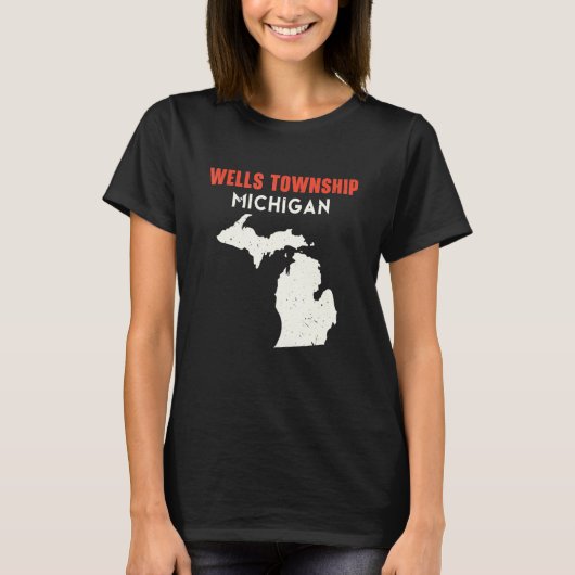 Wells township Michigan USA State America Travel M Tシャツ (正面)