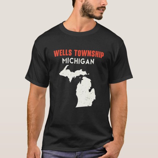 Wells township Michigan USA State America Travel M Tシャツ (正面)