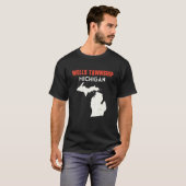 Wells township Michigan USA State America Travel M Tシャツ (正面フル)