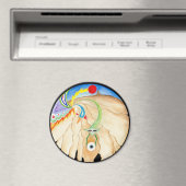 "Wellspring"マンダラマグネット マグネット (インサイチュ (食洗機))