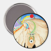 "Wellspring"マンダラマグネット マグネット (正面/裏面)