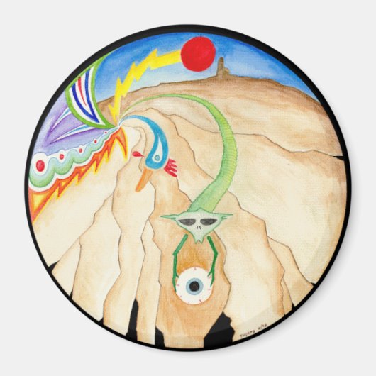 "Wellspring"マンダラマグネット マグネット (正面)