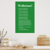 Wellstone 22x36の良い教育に集中 ポスター (キッチン)
