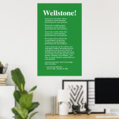 Wellstone 22x36の良い教育に集中 ポスター (ホームオフィス)