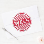 Wels City Pride Emblem – Austrian Identity ラウンドシール (封筒)