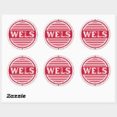 Wels City Pride Emblem – Austrian Identity ラウンドシール (シート)